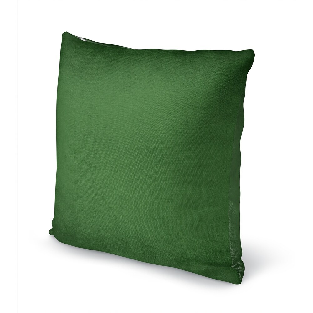 OMBRE EMERALD Accent Pillow By Marina Gutierrez