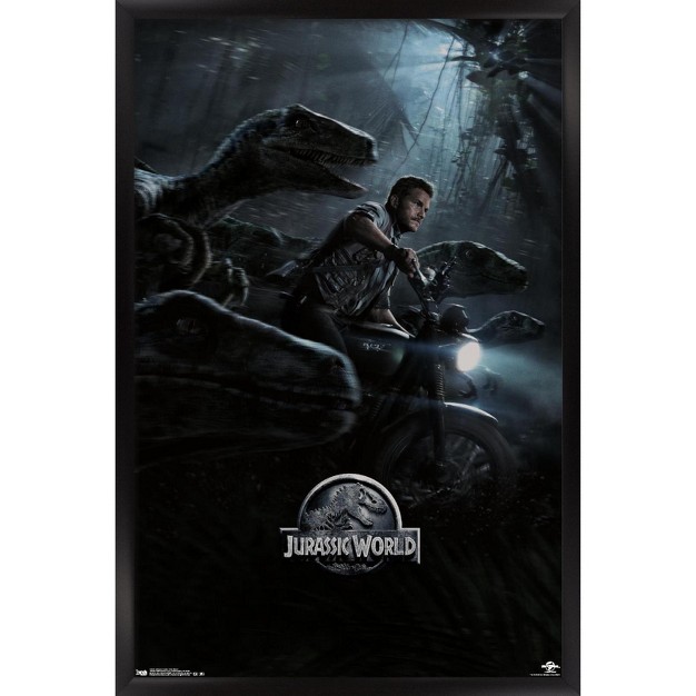 Trends International Jurassic World One Sheet Framed Wall Poster Prints