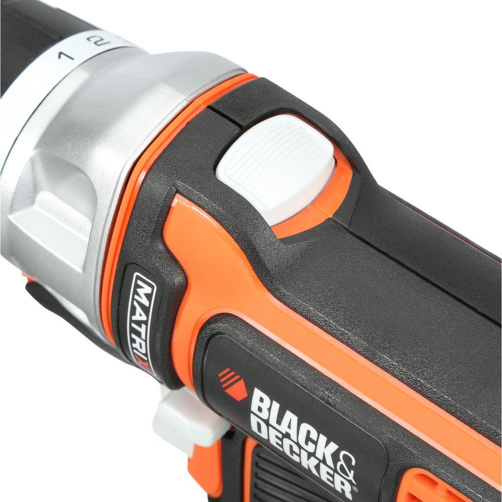 BLACK+DECKER 20V Max Lithium-Ion Cordless Matrix 6 Tool Combo Kit with Storage Case BDCDMT1206KITC