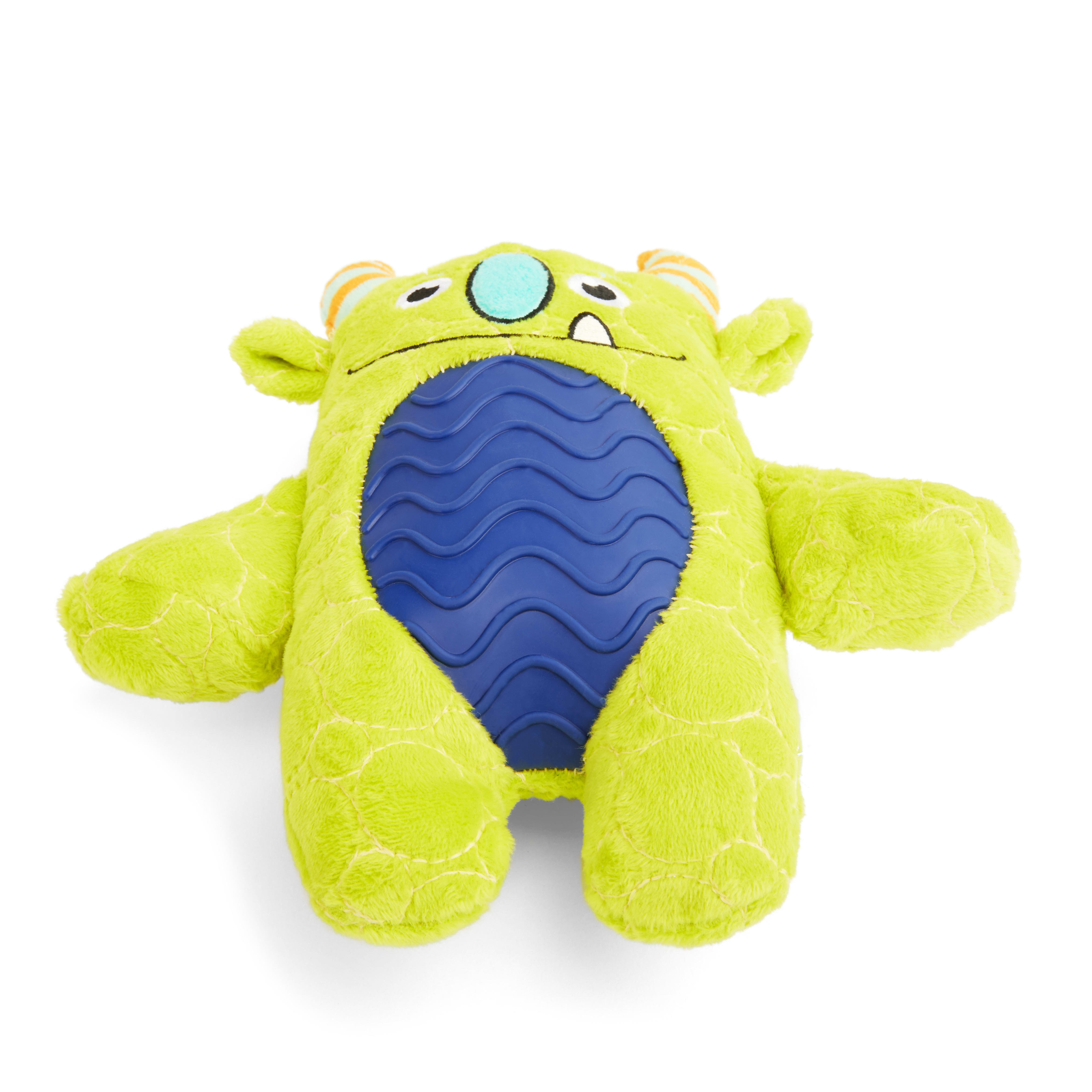 Leaps  Bounds Tough Green Monster Dog Toy， Medium