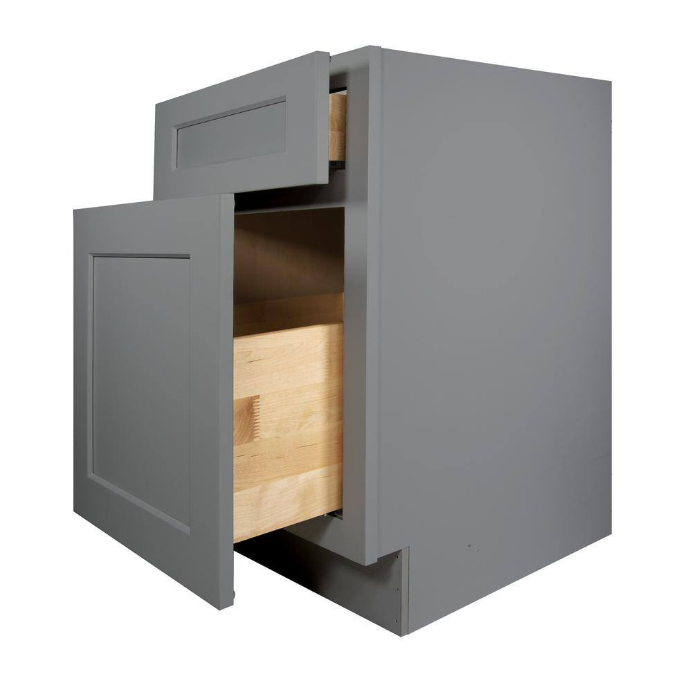 HOMEIBRO Shaker Style Ready to Assemble 2-Drawer File Base Cabinet 18 in. W x 29-12 in. H x 21 in. D HD-SG-DFB18