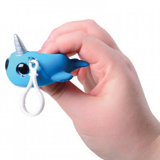 U.S. Toy 4639 Squishy Narwhal w/ Glitter Eyes