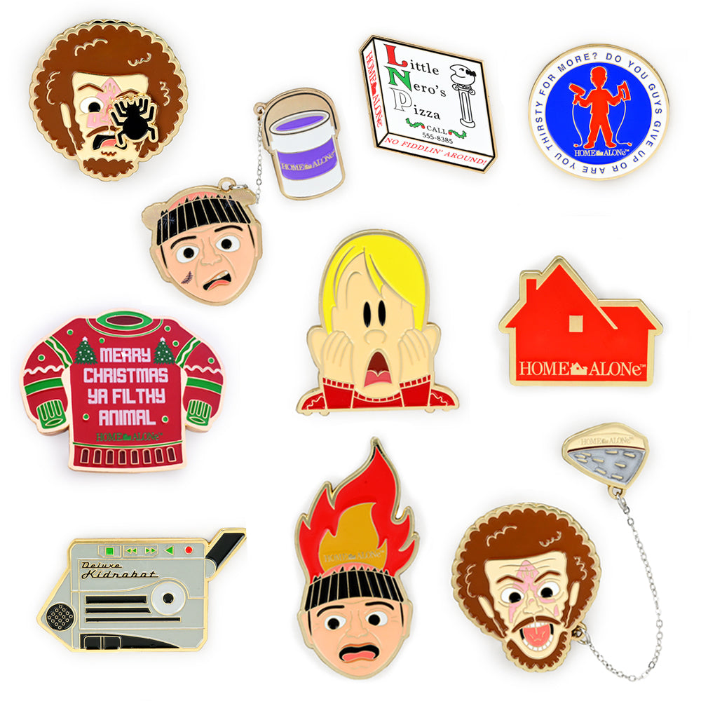 Kidrobot x Home Alone 30th Anniversary Enamel Pins