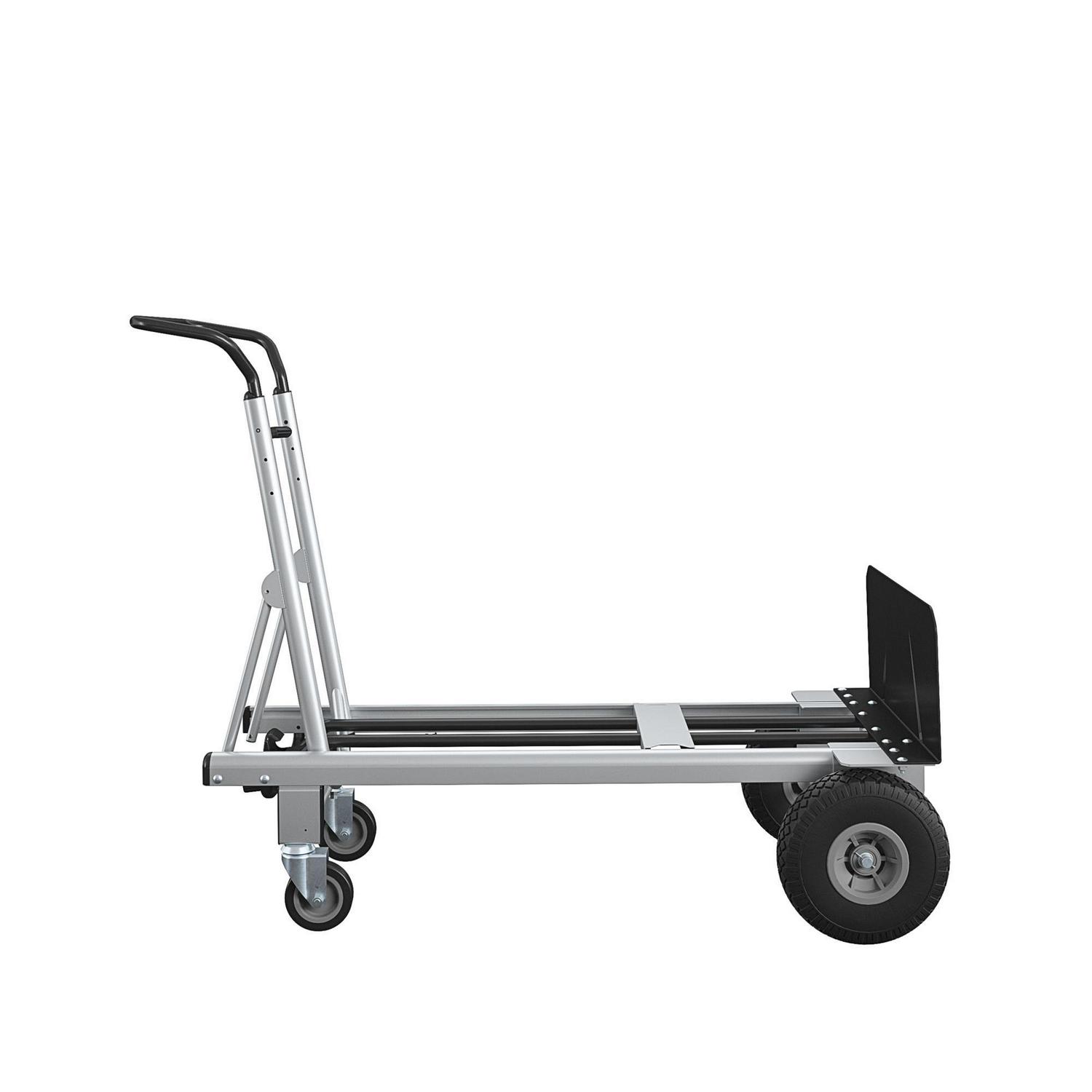 COSCO 2-in-1 Hybrid Handtruck， Commercial Use， 1000lb/800lb Weight capacity