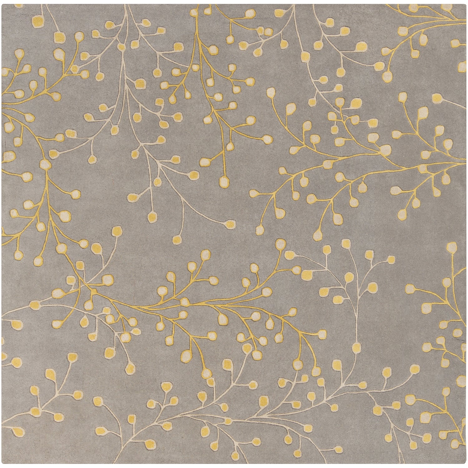 Athena Rug in Taupe & Mustard