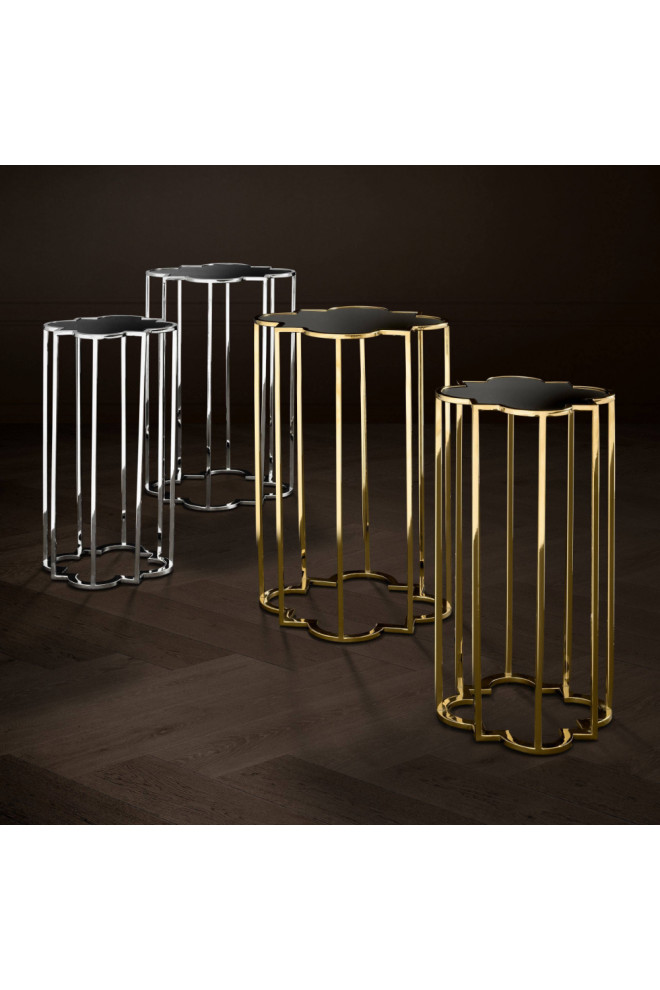 Gold Side Table (Set of 2)  Eichholtz Concentric   Mediterranean   Side Tables And End Tables   by Oroa   Distinctive Furniture  Houzz