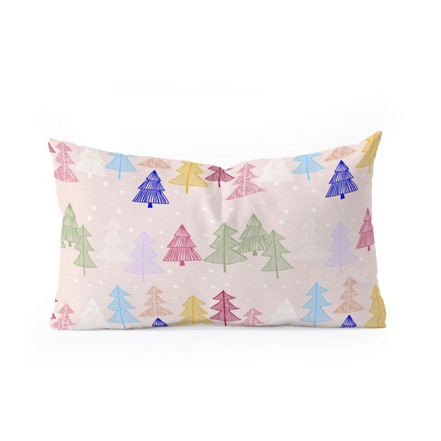 Showmemars Xmas Forrest Pattern Oblong Throw Pillow Society6