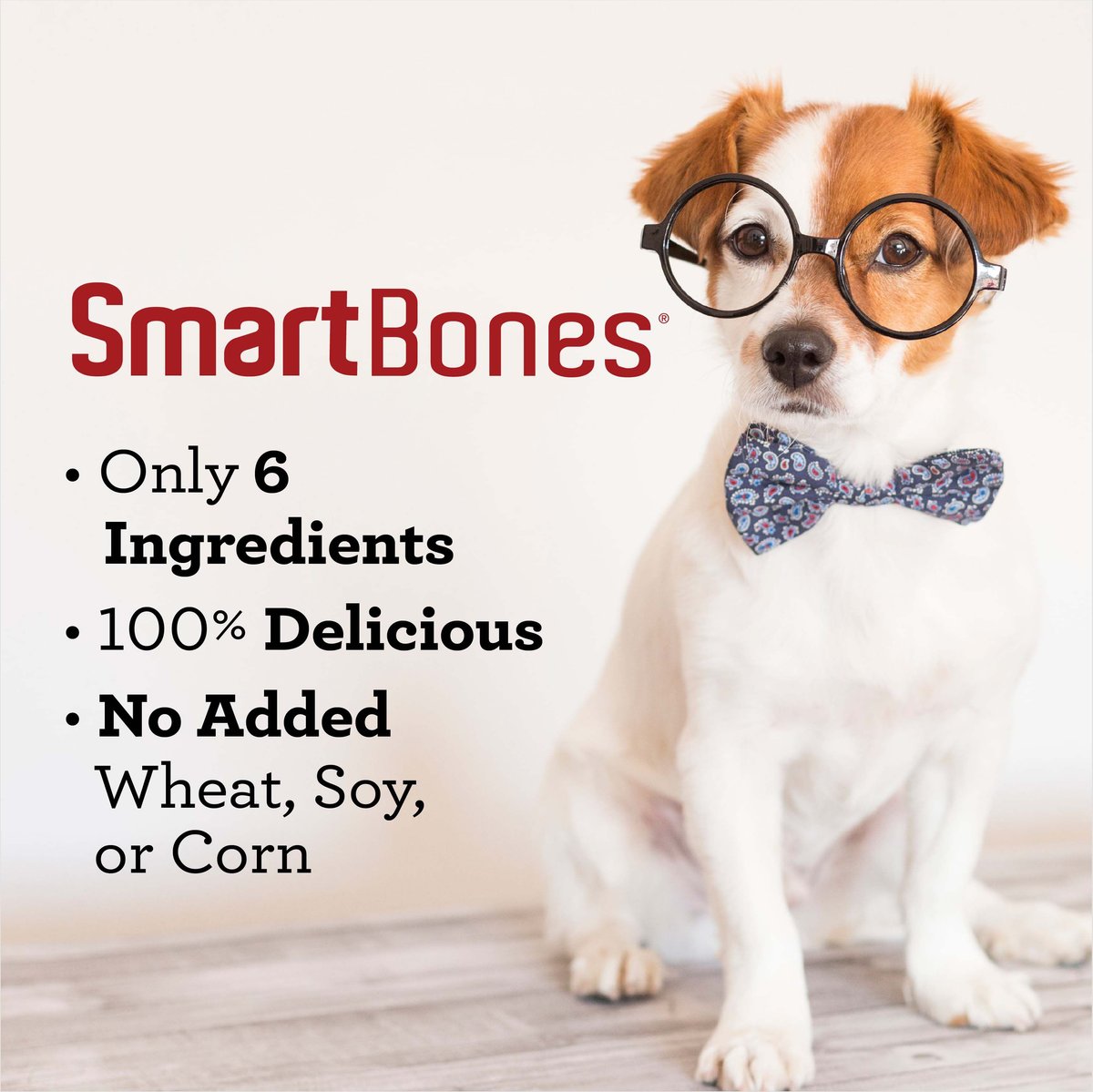 SmartBones Protein Rings Real Duck， Pumpkin and Flaxseed Dog Treats