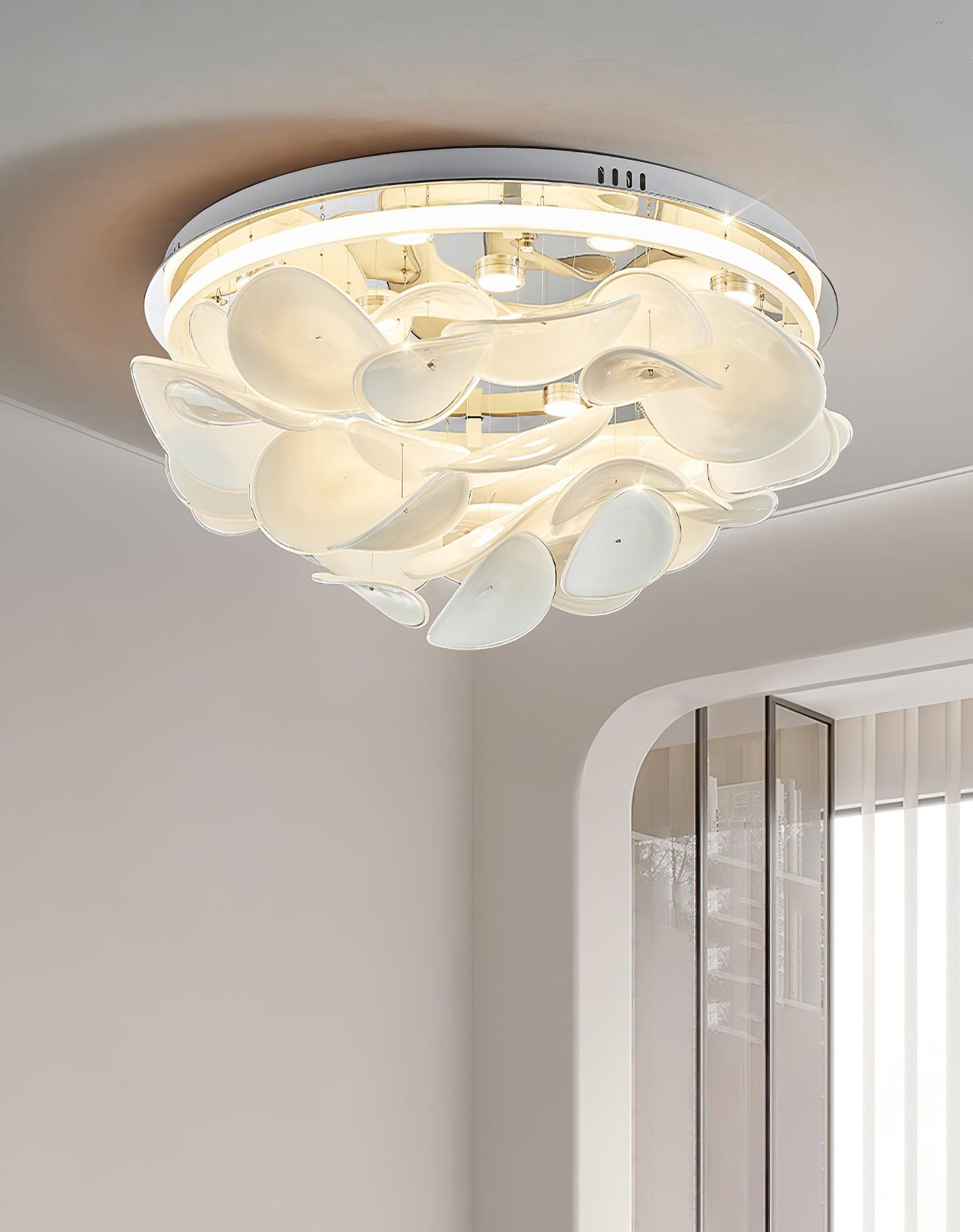 French Radici Petal Ceiling Lamp