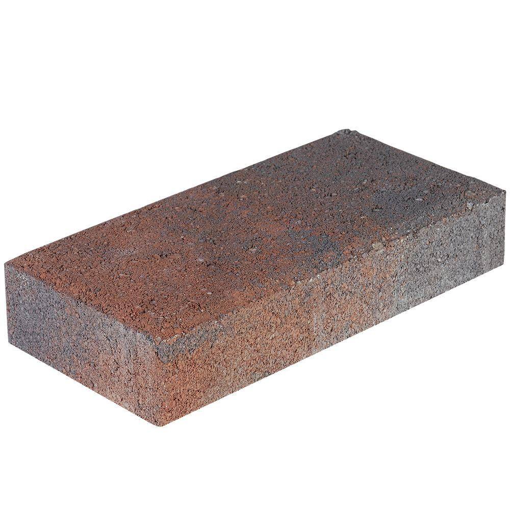 Pavestone Holland 7.87 in. L x 3.94 in. W x 1.77 in. H 45 mm Red Charcoal Concrete Paver (672-Piece145 sq. ft.Pallet) 22088