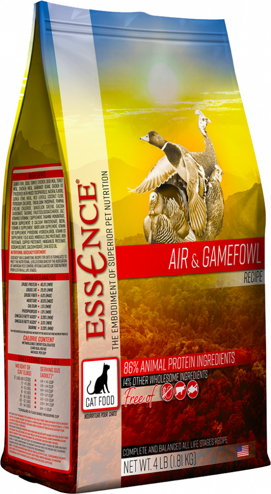 Essence Grain Free Air  Gamefowl Recipe Dry Cat Food