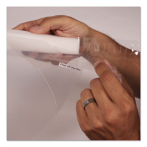 Deflecto Disposable Face Shield， 13 x 10， Clear， 100/Carton (PFMD100F)