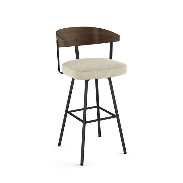 Amisco Quinton Swivel Counter and Bar Stool