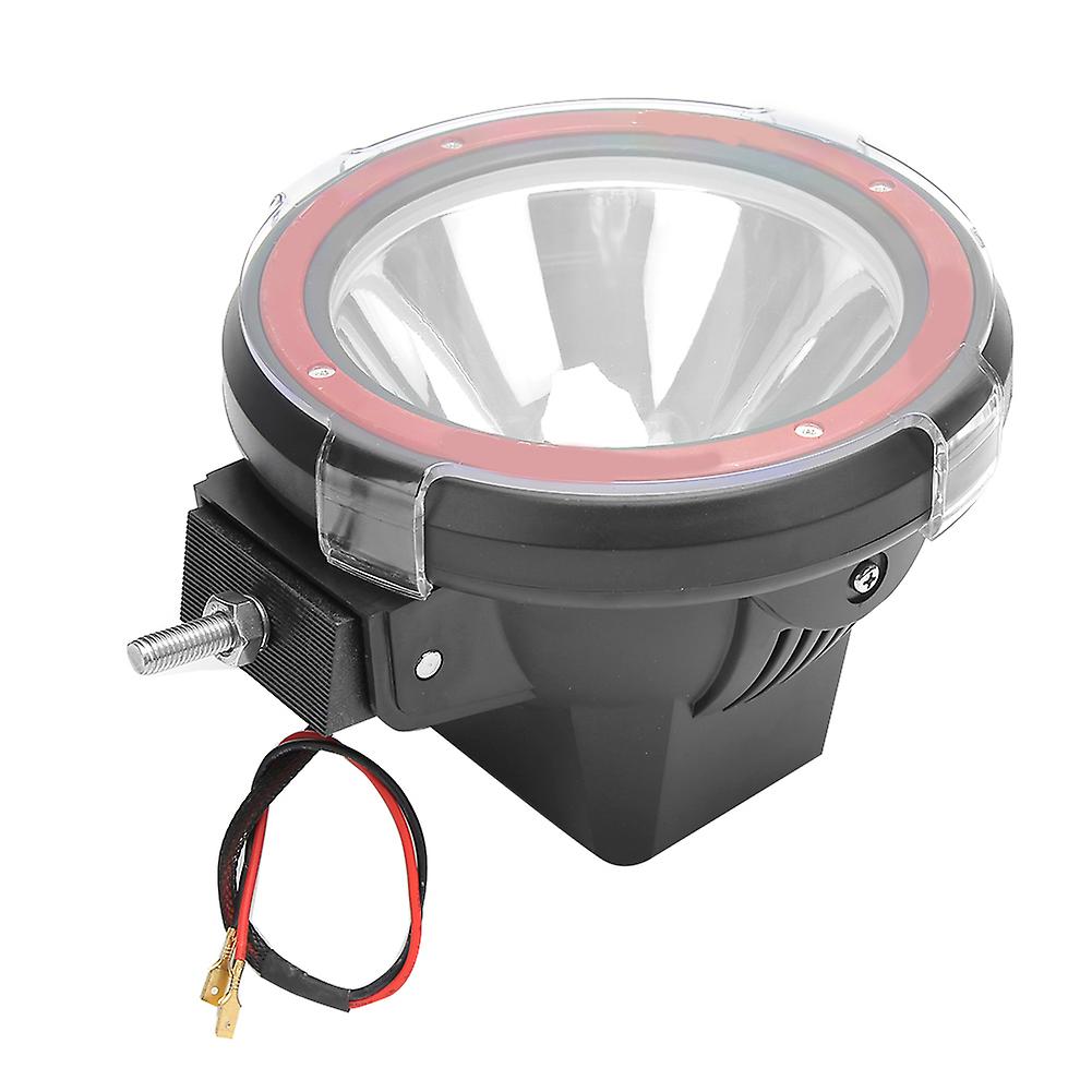 7in Hid Front Roof Spot Light Searching Lamp Vehicle Modification 12-24v 55w7inches Red Ring