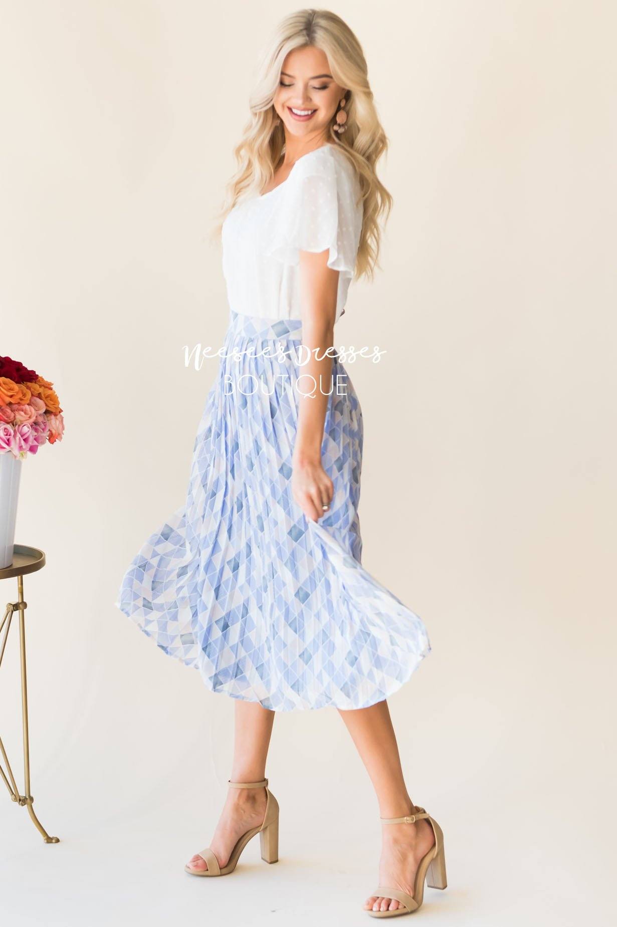 Better Together Pleated Skirt