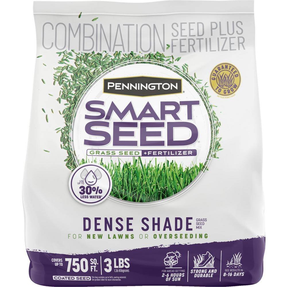 Pennington Smart Seed 3 lbs. Dense Shade Grass Seed and Fertilizer 100543702