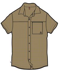 Way Ripstop Short Sleeve Shirt - Mustard Gold