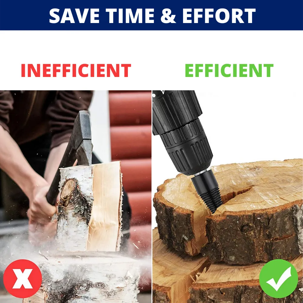 (🎅EARLY CHRISTMAS SALE-49% OFF)🔥🔥Firewood Drill Bit Set (BUY