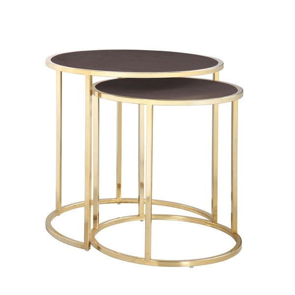 Chic Home Olivia Nightstand Side Table 2 Piece Set