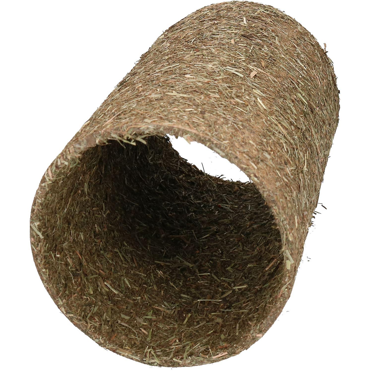 Small Pet Guinea Pig Naturals Treat Hay 'n' Hide Meadow Tunnel15x15x25cm 3pk