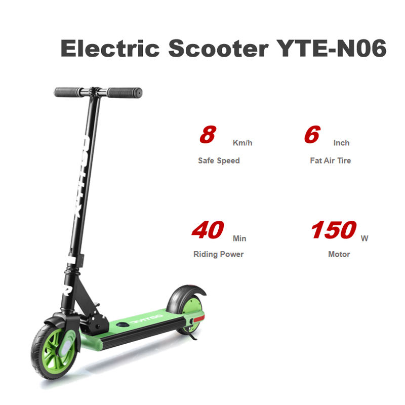 Custom OEM Child E Scooter 6in Front Wheel Lithium 2AH Max Loading 50KGS Foldable E Bike Elektro Roller