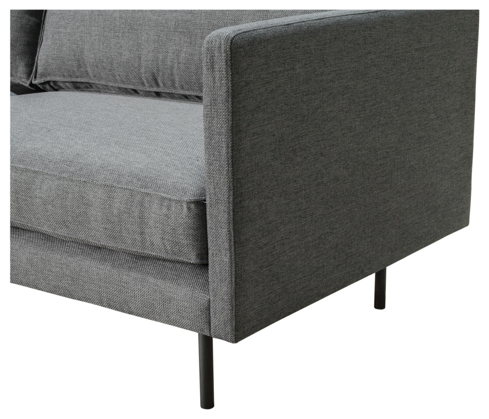 Raphael Sofa Anthracite   Midcentury   Sofas   by Kolibri Decor  Houzz