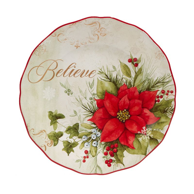 Certified International Winters Medley 4-pc. Dessert Plate Set