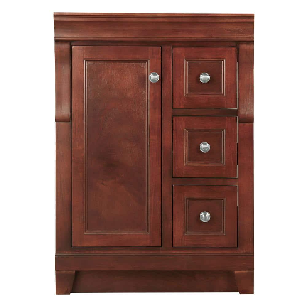 Home Decorators Collection Naples 24 in W x 2175 in D Bath Vanity Cabinet in Tobacco