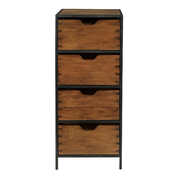 Clermont Office Cabinet Walnut Osp Home Furnishings