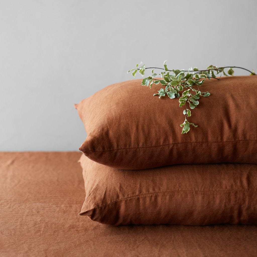 Stonewashed Linen Pillowcases