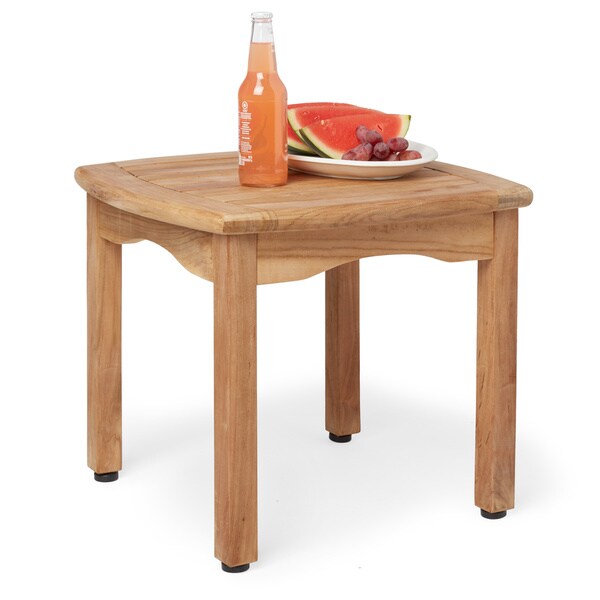 Tottenville Teak Square Side Table by Havenside Home