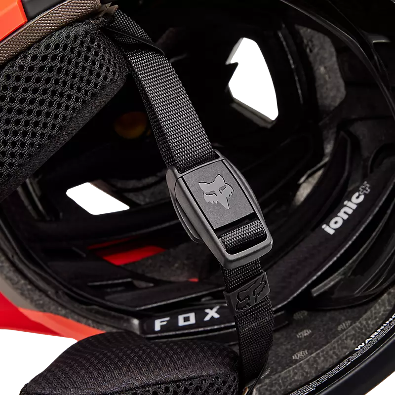 Fox Racing Proframe RS Full Face Helmet - NUF - Orange Flame