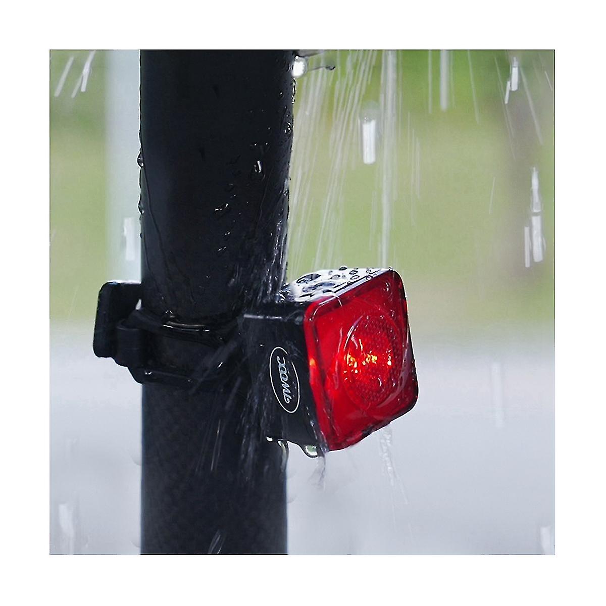 Bicycle Intelligent Brake Taillight Usb Charging Post Cushion Taillight Intelligent Brake Tailligh