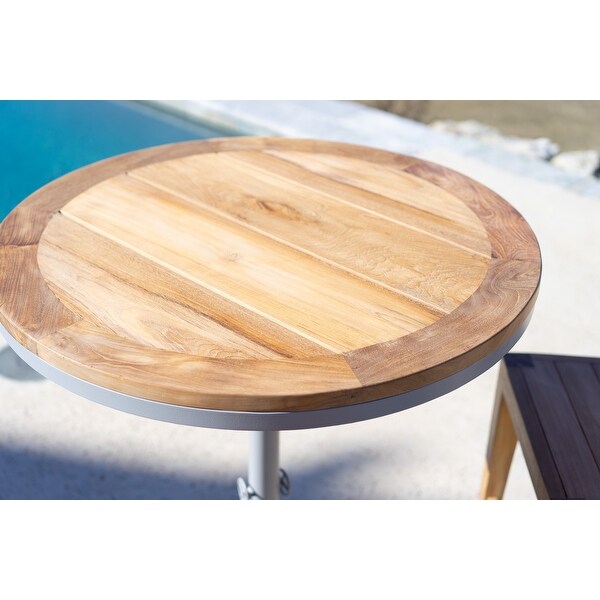 Palmilla Grey Teak Outdoor High Bar Table