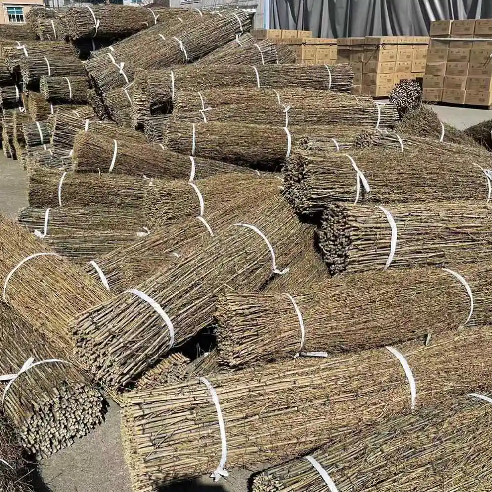 Cheap price wholesale supplies dried bamboo branches fence