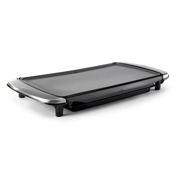 10-inch x 20-inch Nonstick Electric Griddle with Warming Tray