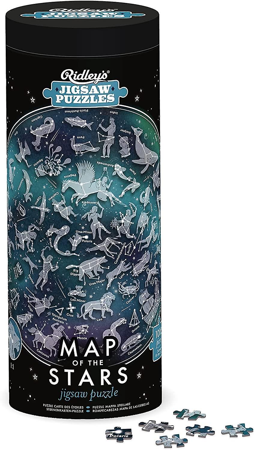 Ridley's Map of the Stars Circular Jigsaw Puzzle (1000 Pieces)