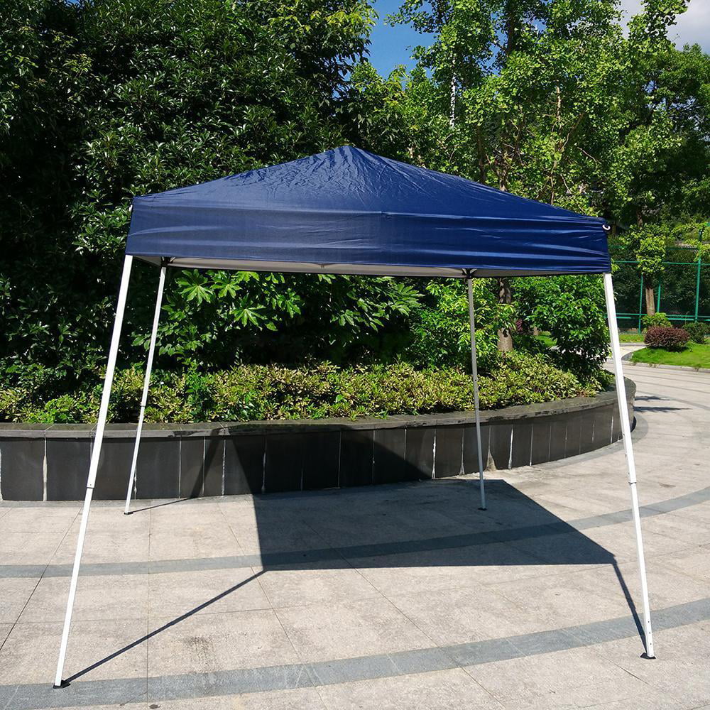 Ktaxon 10'x 10' Outdoor Sun Shade Sport EZ Pop-Up Canopy Party Weeding Tent Gazebo Blue