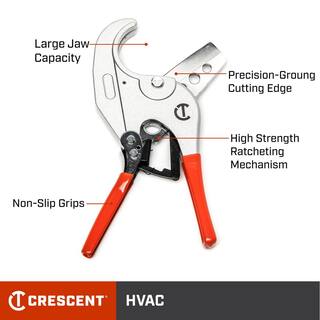 Crescent 2-18 in. Ratcheting PVC Pipe Cutter CRPC238