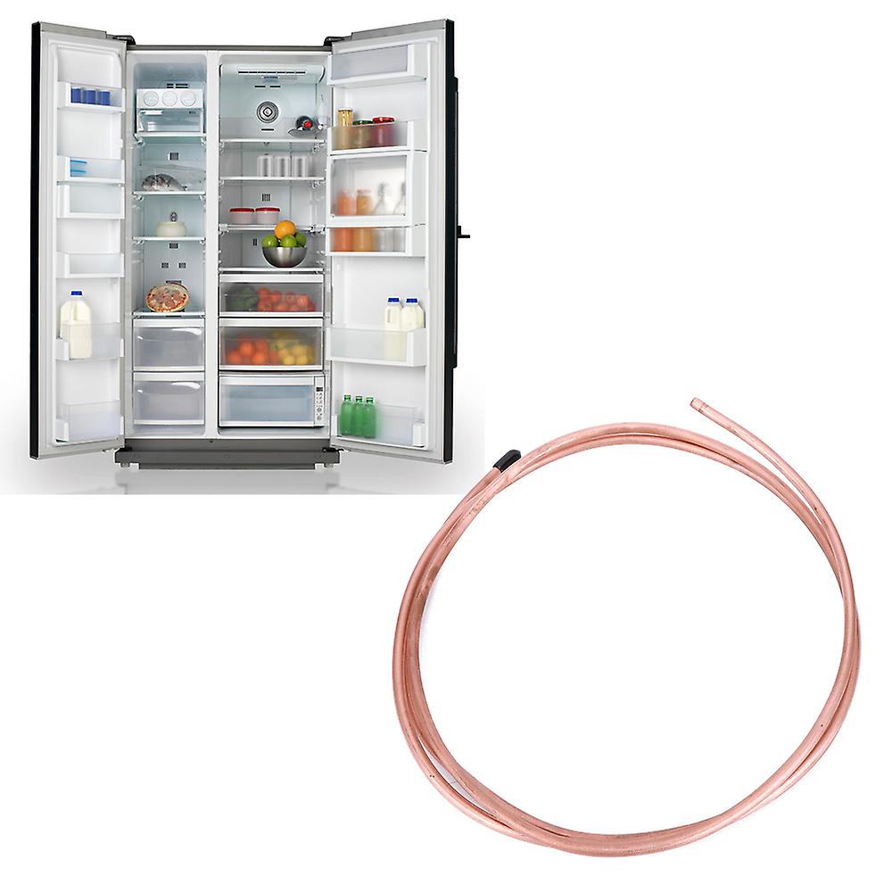 2m C1100 T2 Copper Tube Pipe Soft Coil Tubing For Air Conditioner Refrigerator Od 6mm / Id 4.8mm