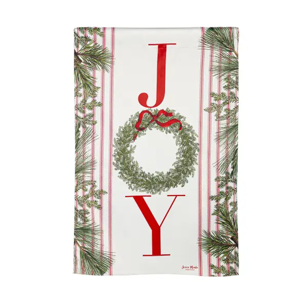 Evergreen Enterprises Joy Wreath House Flag