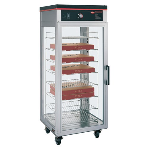 Hatco PFST-1X Hot Food Display Case - 1 Door， Holds 16 Boxed Pizzas or 8 Bagged Pizzas