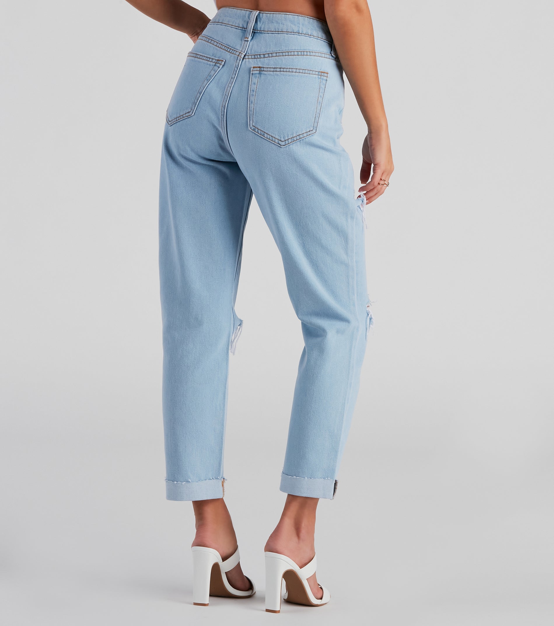 Amanda High Rise Boyfriend Jeans By Windsor Denim