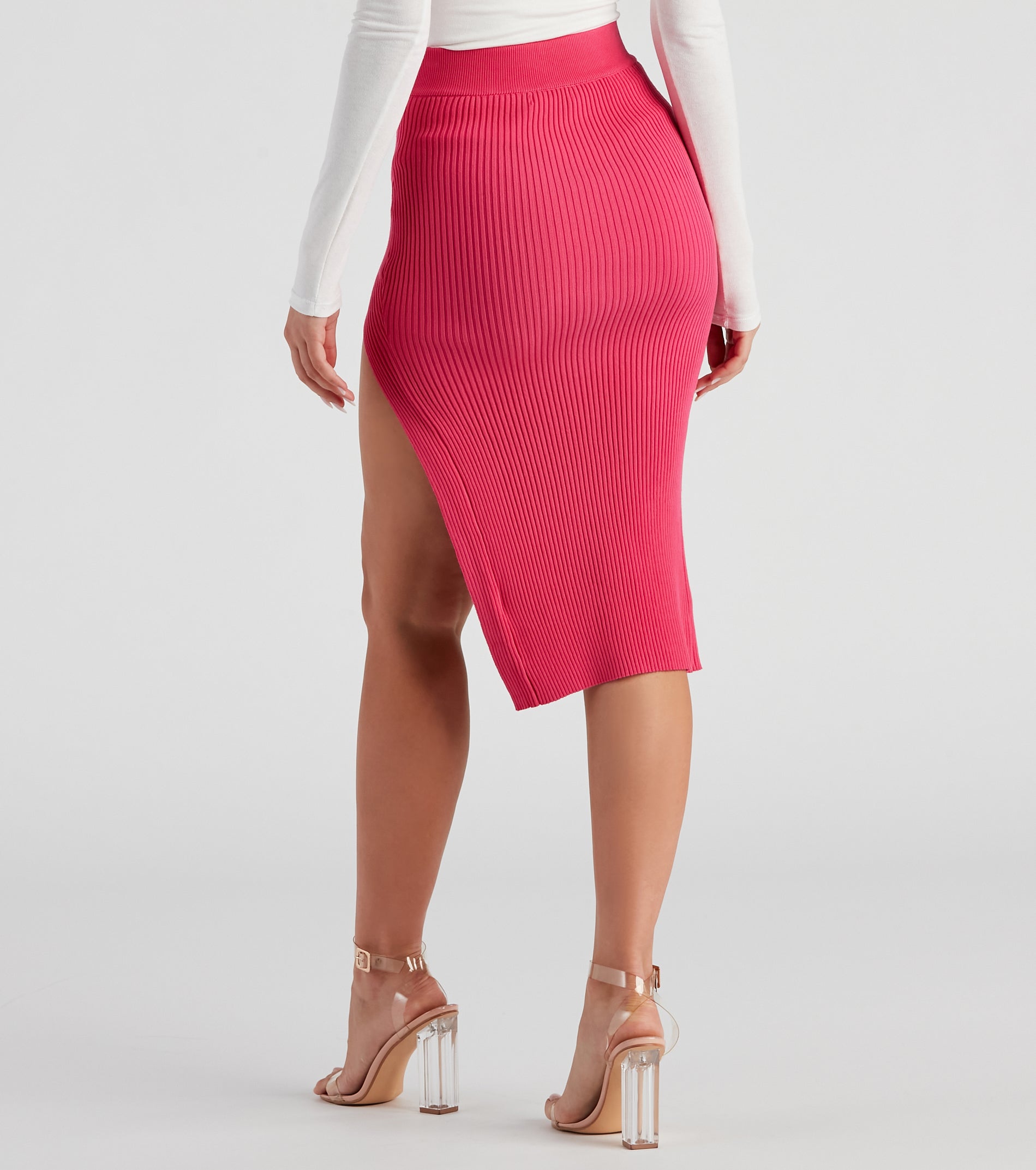 Crushing On You Knit Midi Skirt