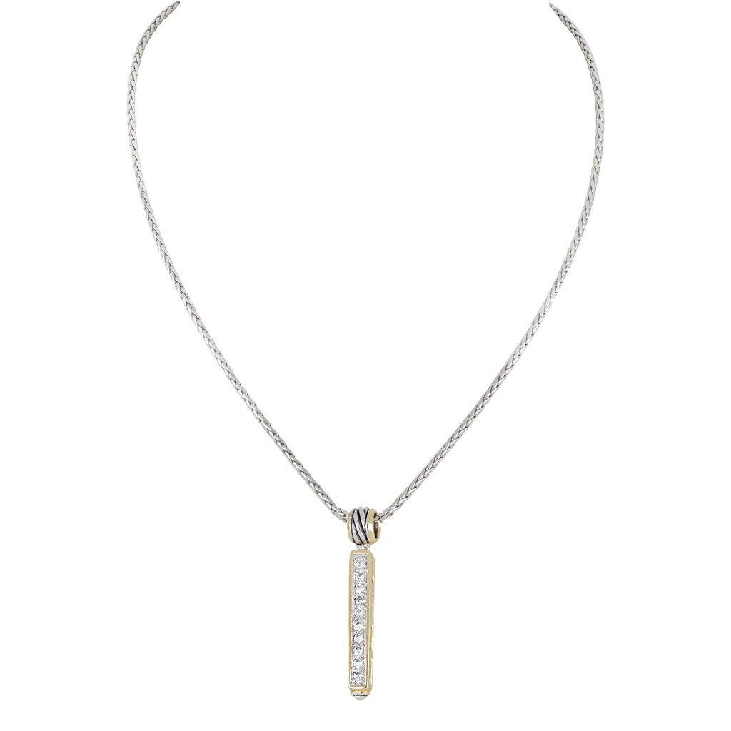 John Medeiros  Celebration Petite Pavé Bar Necklace