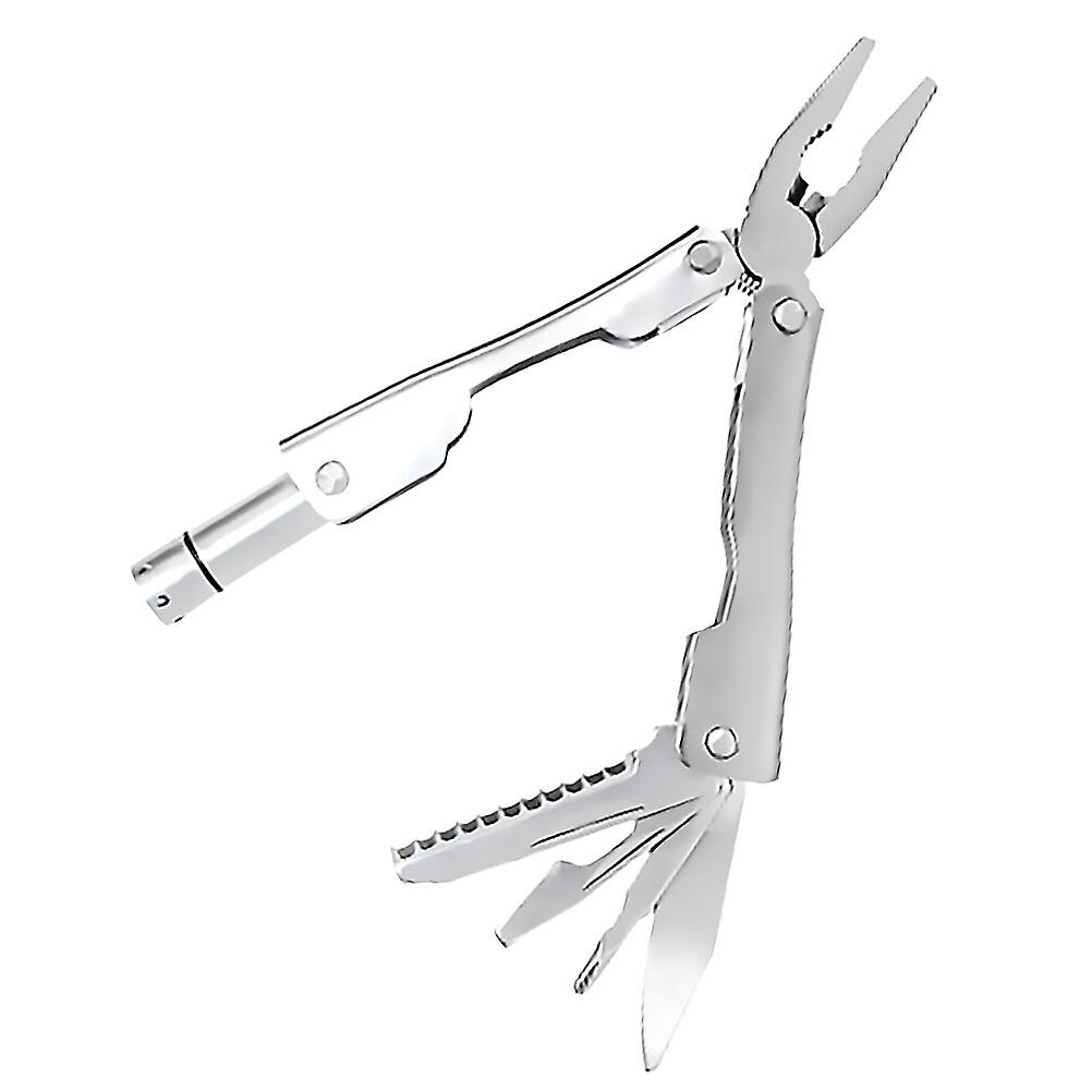 1 Set Of Pincer Plier Stainless Steel Plier Multi-functional Plier With Led Lamp