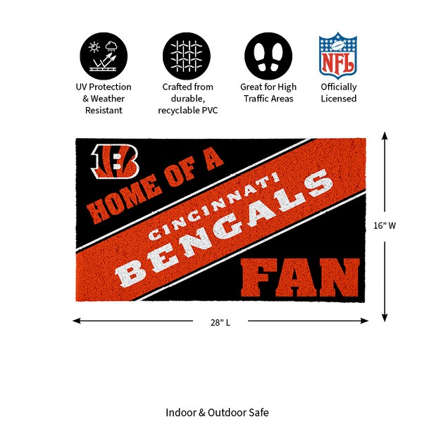 Evergreen Cincinnati Bengals Pvc Mat Color