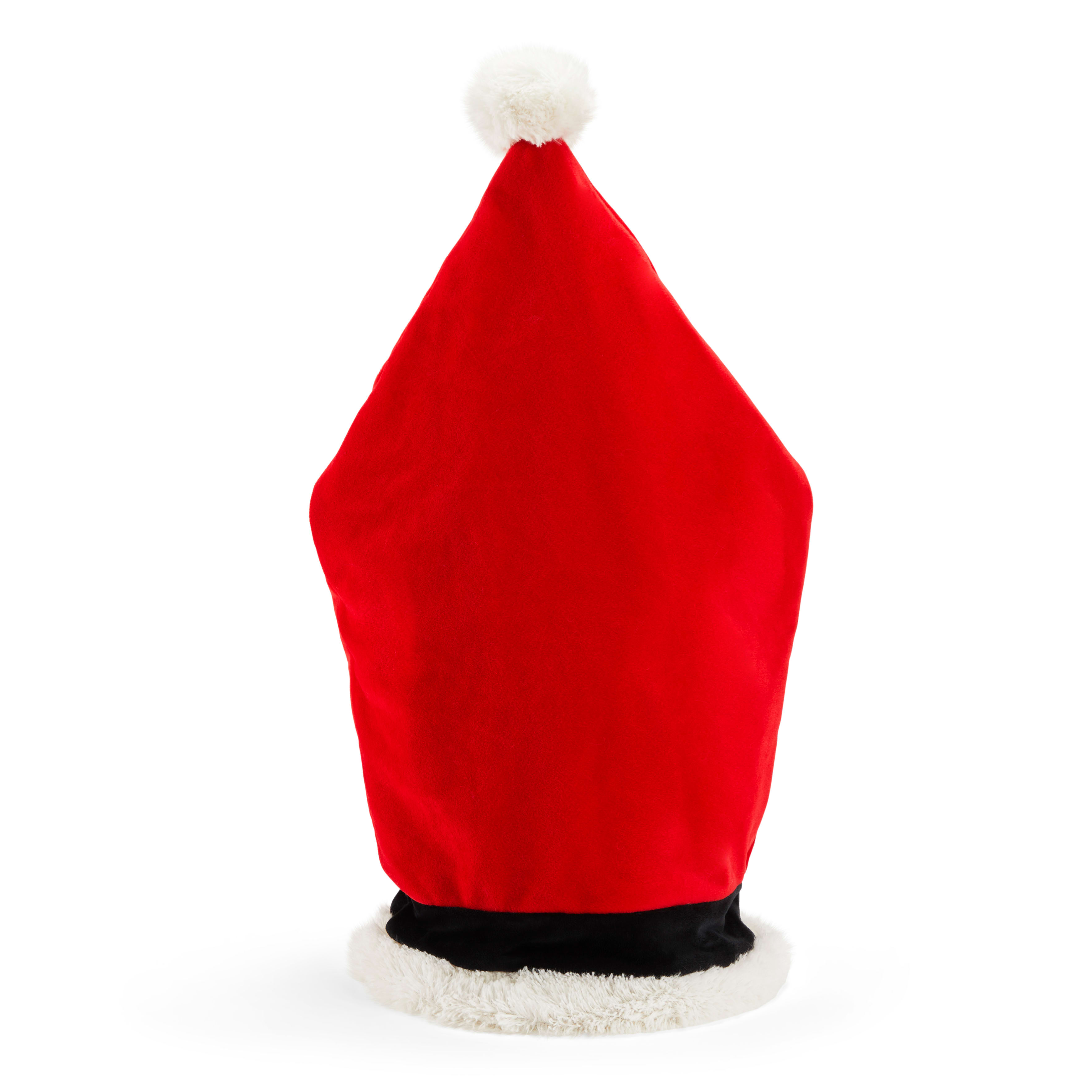 More and Merrier Santa Hat Crinkle Sack Cat Toy