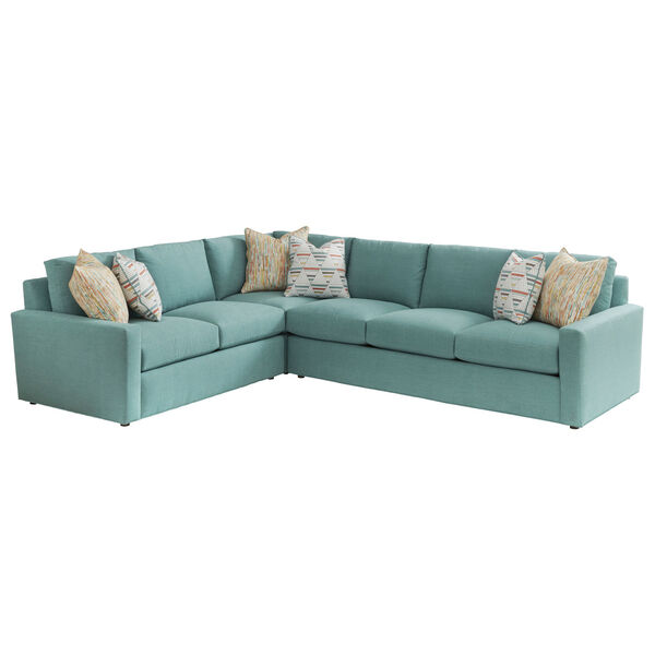 Ocean Breeze Blue Rivershores Sctional Sofa