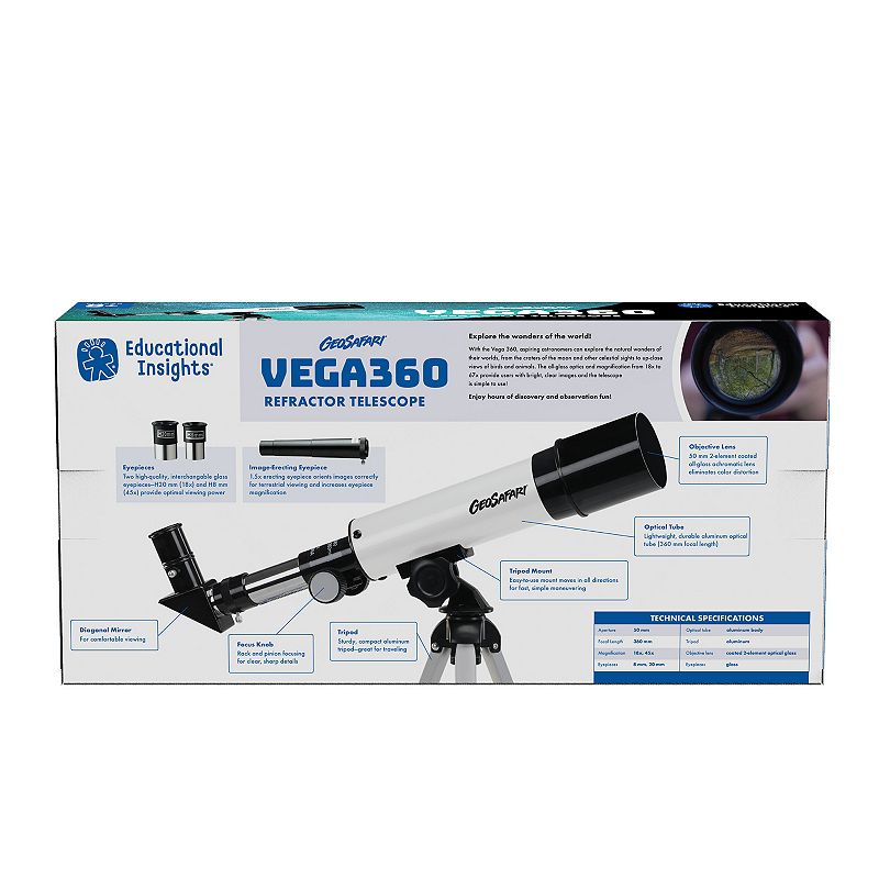 Educational Insights GeoSafari Vega 360 Telescope